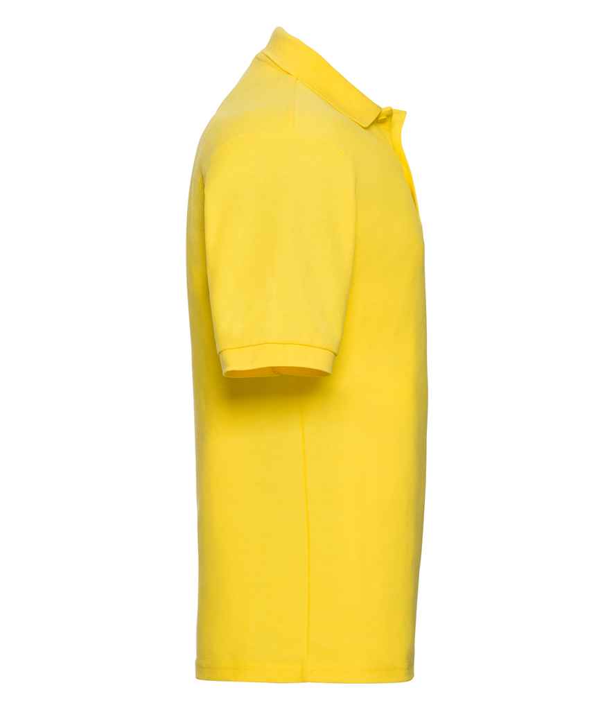 Russell Poly/Cotton Piqué Polo Shirt Yellow