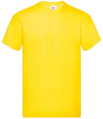 Fruit of the Loom Original T-Shirt Yellow