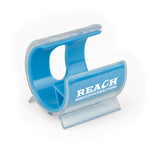 Branded Turbo Desk Phone Holder. Solid Colour Inner Plastic + Clear Cover