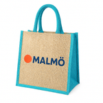 Malmo Accented Medium Jute Bag