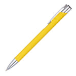 MOLE-MATE ball pen with chrome trim Yellow
