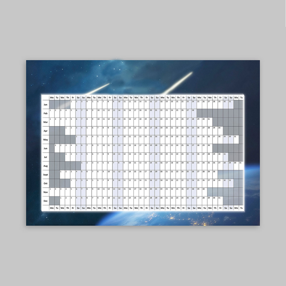 Printed A1 Wall Planner