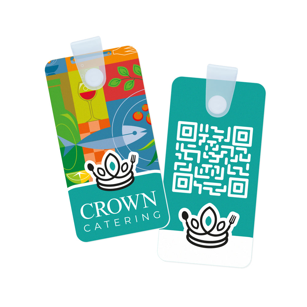 Loyalty Card Style Keyring Printed Full Colour on 2 Sides (without Split Ring)