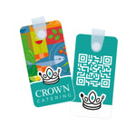 Loyalty Card Style Keyring Printed Full Colour on 2 Sides (without Split Ring)