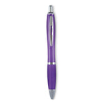 Riocolor Ball pen in blue ink | Branded Plastic Pen