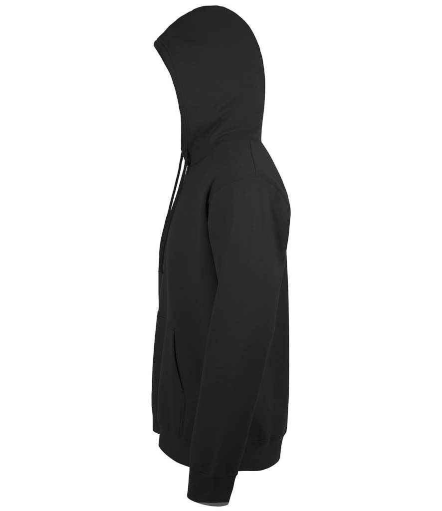 SOL'S Unisex Snake Hooded Sweatshirt Black