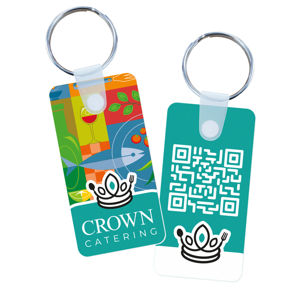 Loyalty Card Style Keyring Printed Full Colour on 2 Sides