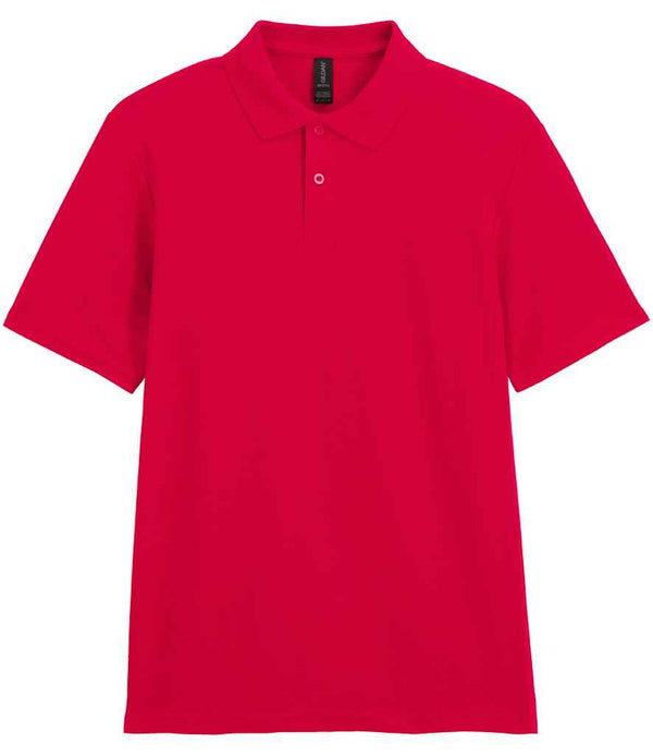 Gildan SoftStyle® Double Piqué Polo Shirt Red