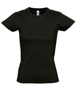 SOL'S Ladies Imperial Heavy T-Shirt Deep Black