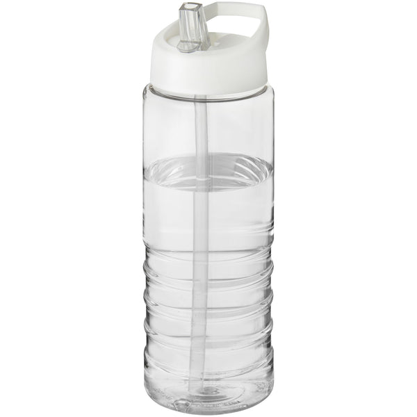 Branded H2O Active® Treble 750 ml spout lid sport bottle