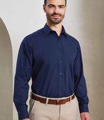Premier Long Sleeve Poplin Shirt Navy