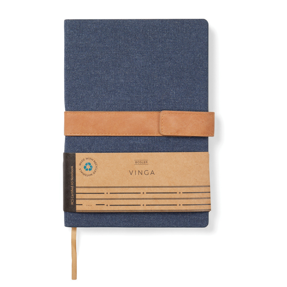 VINGA Bosler RCS recycled canvas notebook