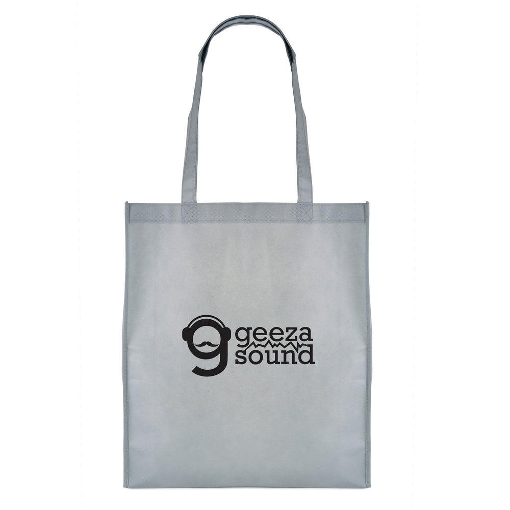 Branded Eco Friendly non woven PP long handled shopper with gusset