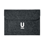 Branded 15 inch Felt laptop pouch