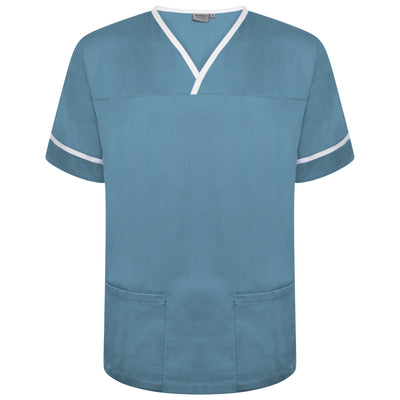 Behrens Contrast Trim Smart Scrub Top