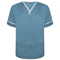 Behrens Contrast Trim Smart Scrub Top