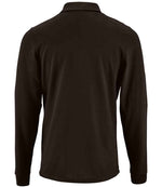 SOL'S Perfect Long Sleeve Piqué Polo Shirt Black