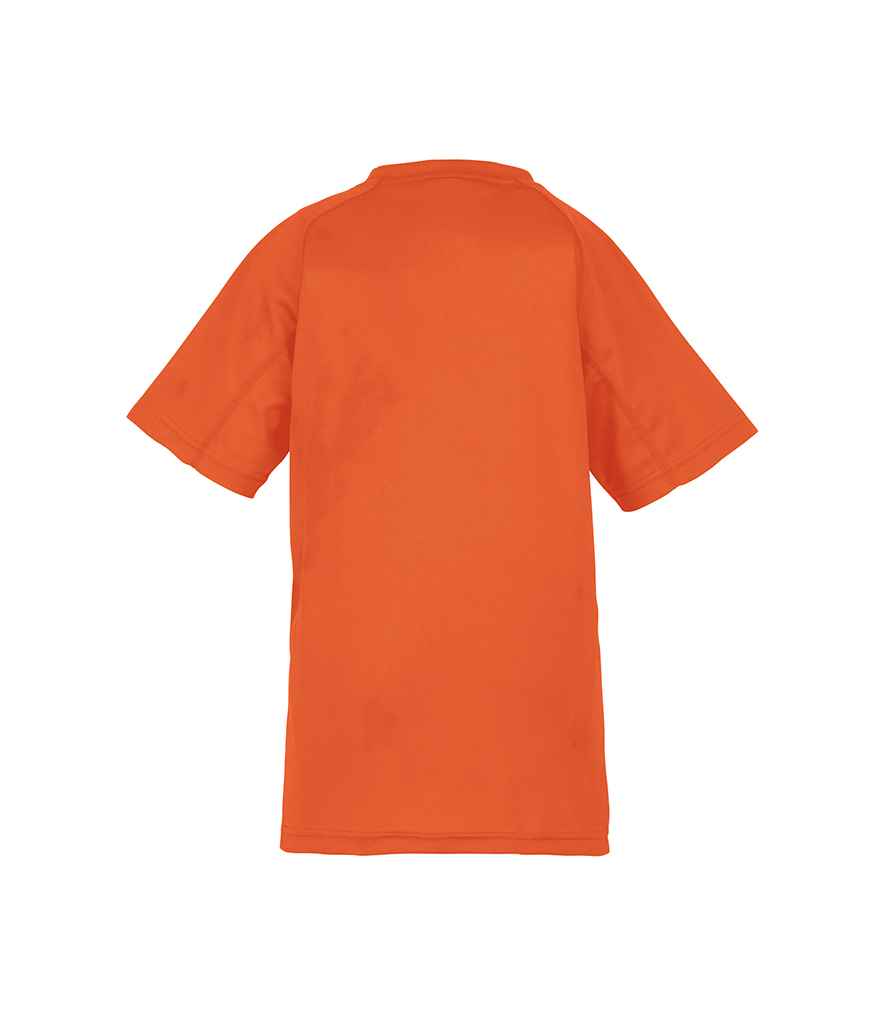 Spiro Kids Impact Performance Aircool T-Shirt Flo Orange