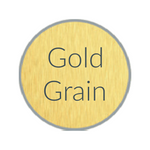 Excel Personalised Name Badge (gold frame and gold grain insert)