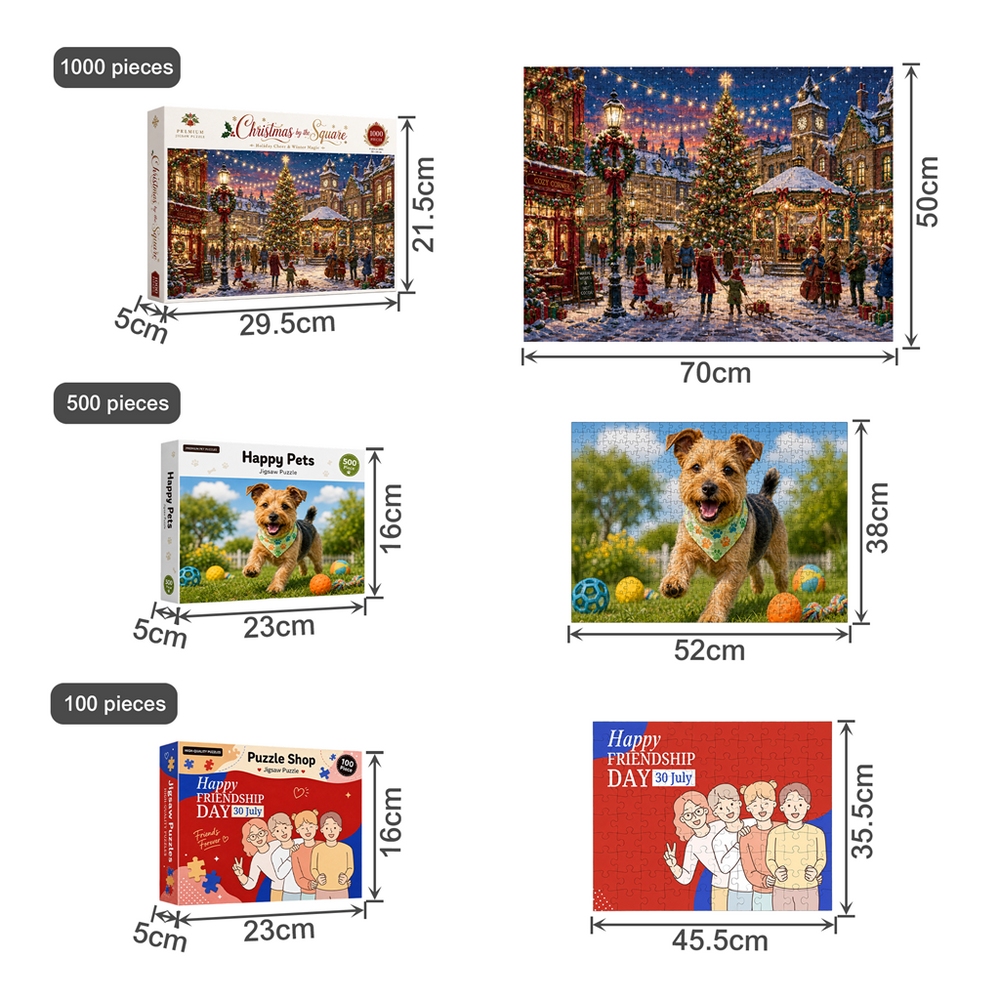 Custom Gift Box Jigsaw Puzzle