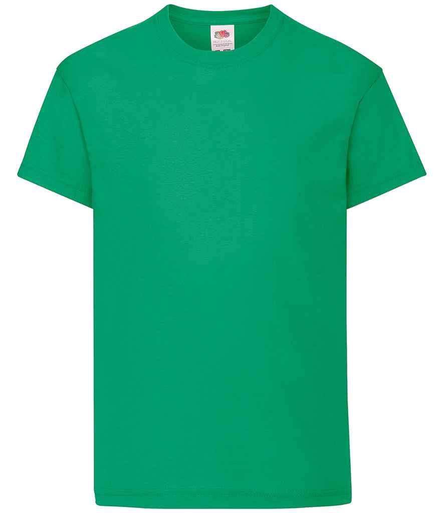 Fruit of the Loom Kids Original T-Shirt Kelly Green