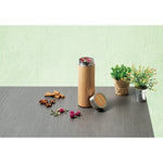 NATUREL. Bamboo and stainless steel thermos 430 mL