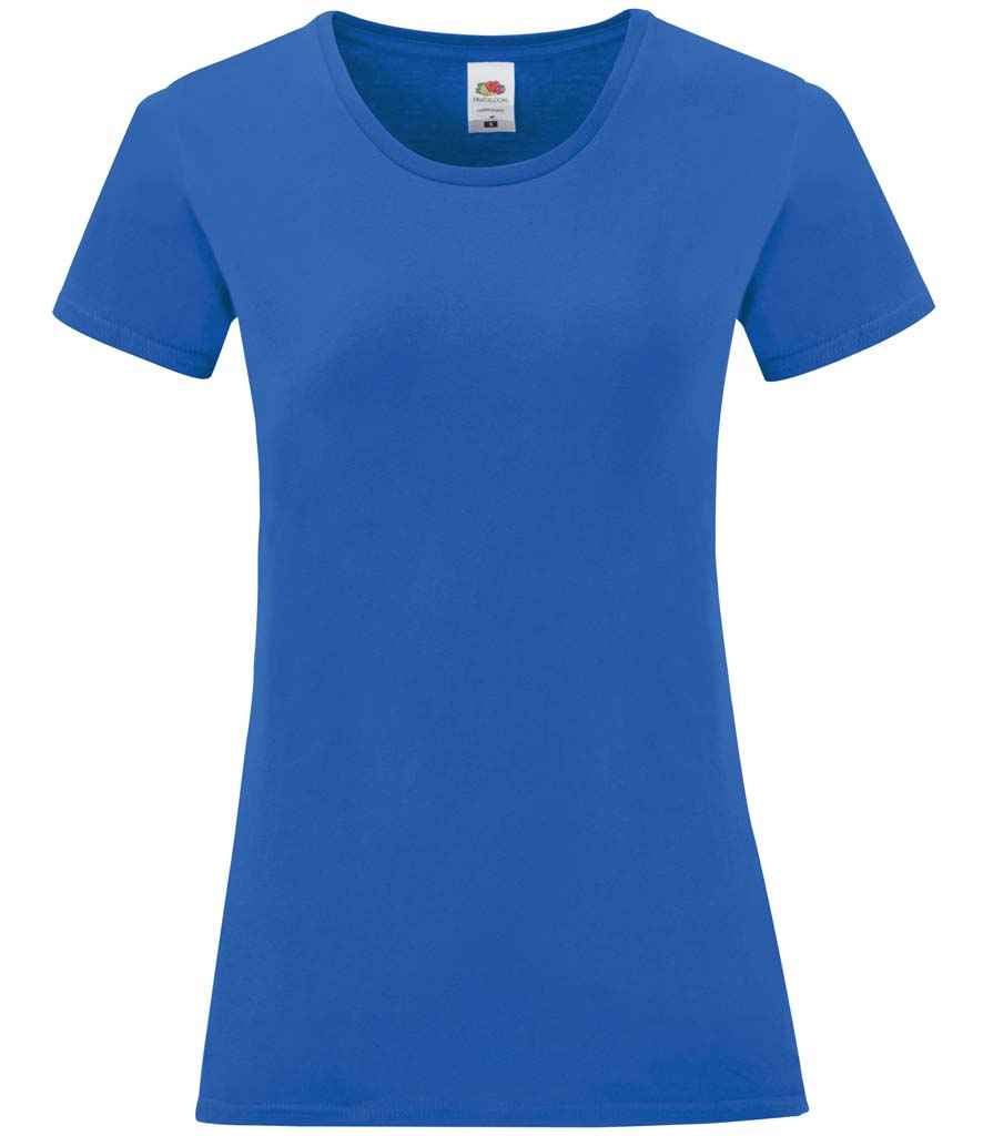 Fruit of the Loom Ladies Iconic 150 T-Shirt Royal Blue