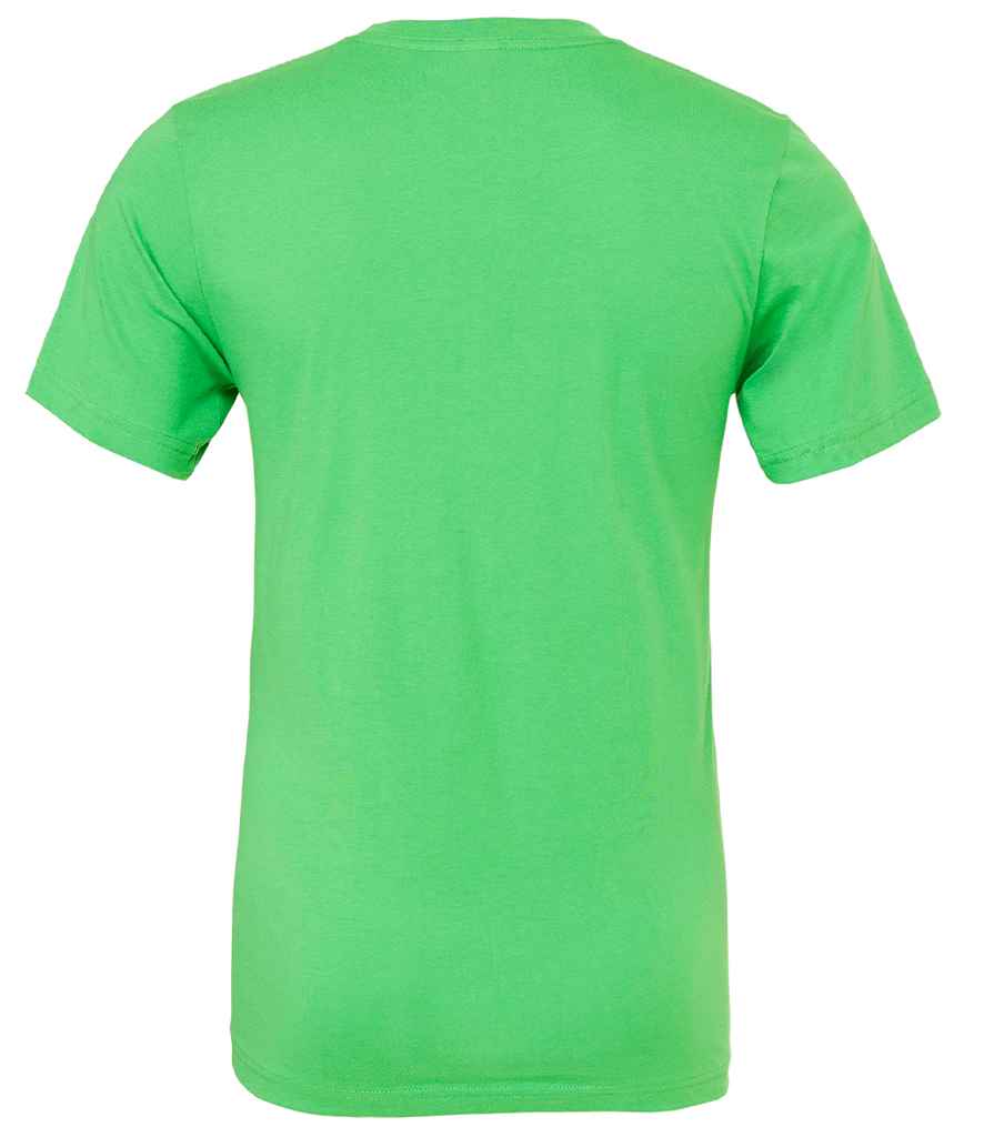 Canvas Unisex Crew Neck T-Shirt Synthetic Green