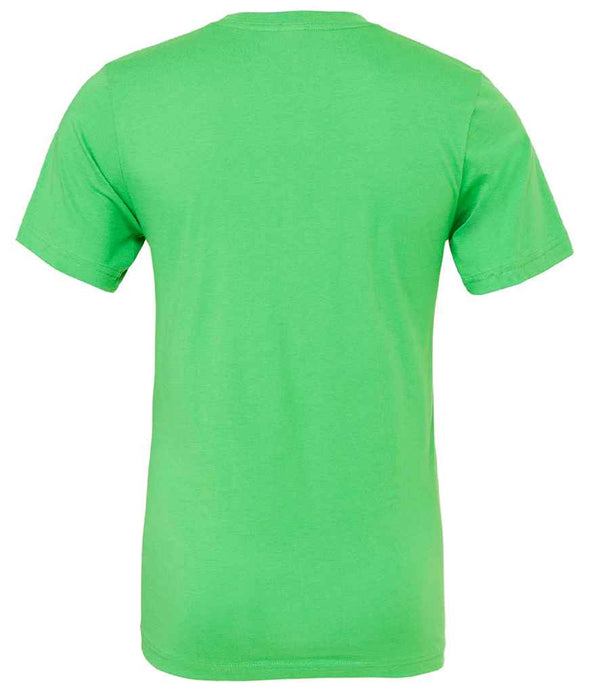 Canvas Unisex Crew Neck T-Shirt Synthetic Green