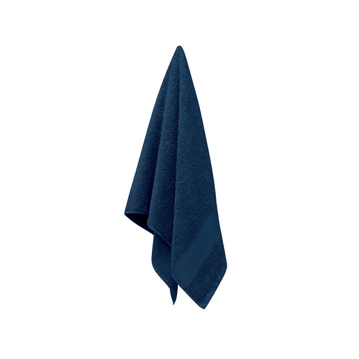 Towel organic cotton 100x50cm Blue