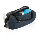 Branded Impact AWARE™ RPET modern sports duffel