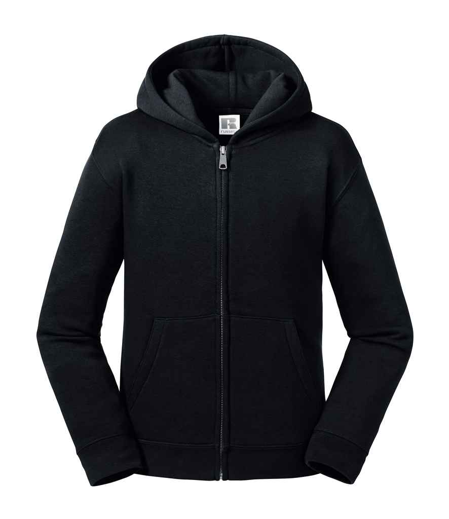 Russell Kids Authentic Zip Hooded Sweatshirt Black