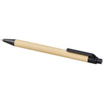 Branded Berk recycled carton and corn plastic ballpoint pen