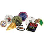 Stamped Iron Soft Enamel Badge - 40mm