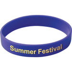 Branded Silicone Wristband (Adult: Printed Design)