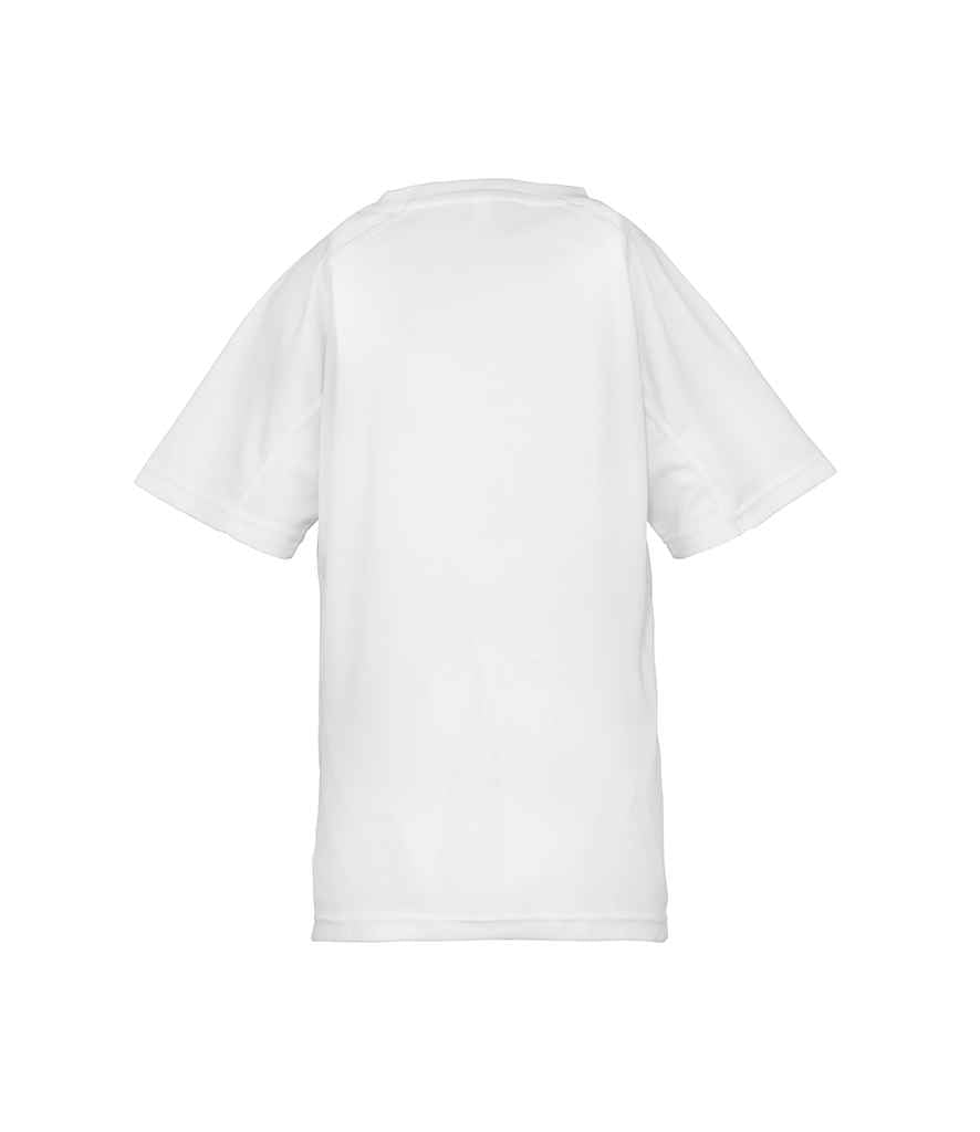 Spiro Kids Impact Performance Aircool T-Shirt White
