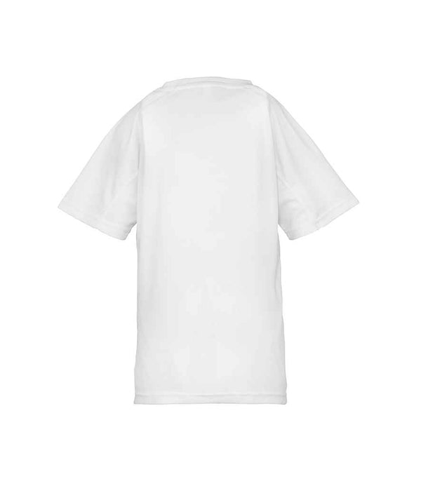 Spiro Kids Impact Performance Aircool T-Shirt White