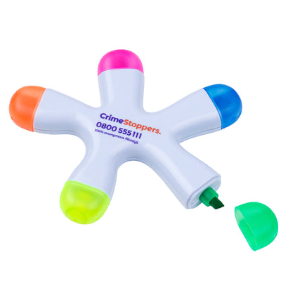 Branded Squid Highlighter with printed logo