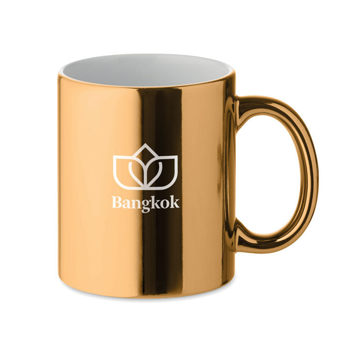 Branded Ceramic mug metallic 300 ml