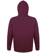 SOL'S Unisex Snake Hooded Sweatshirt Burgundy