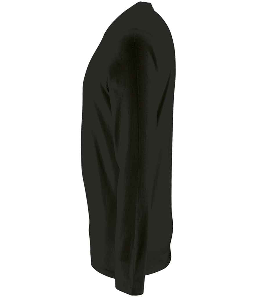 SOL'S Imperial Long Sleeve T-Shirt Deep Black
