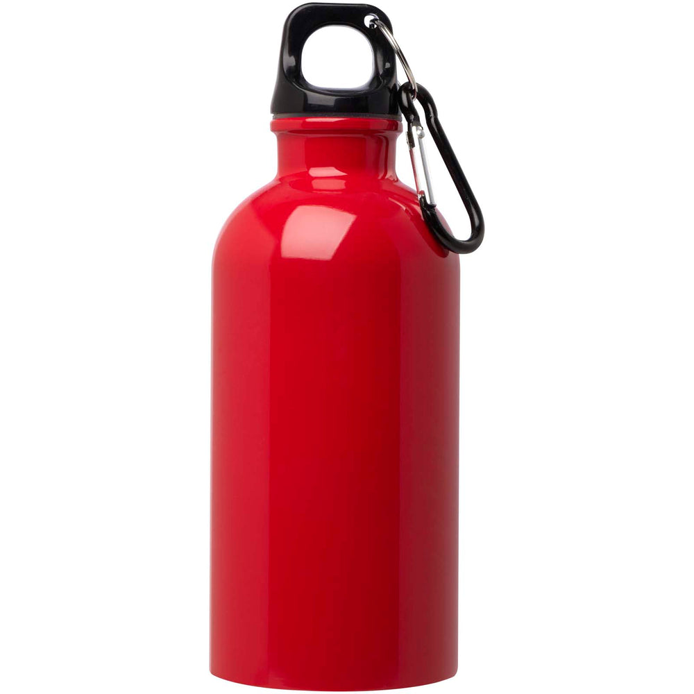 Oregon 400 ml RCS certified single wall stainless steel water bottle with carabiner