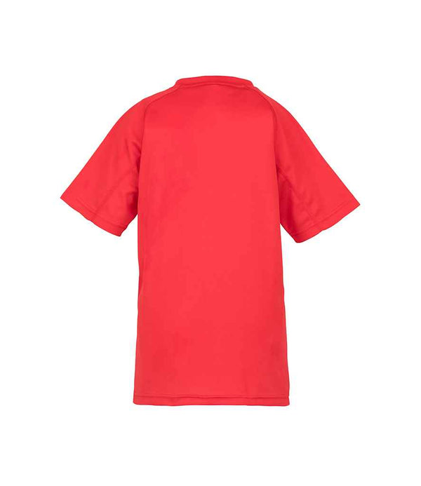 Spiro Kids Impact Performance Aircool T-Shirt Red