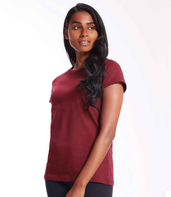 Mantis Ladies Essential T-Shirt Burgundy