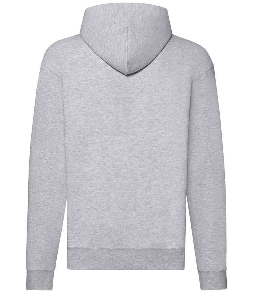 Fruit of the Loom Classic Zip Hooded Sweatshirt Heather Grey