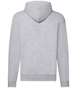 Fruit of the Loom Classic Zip Hooded Sweatshirt Heather Grey