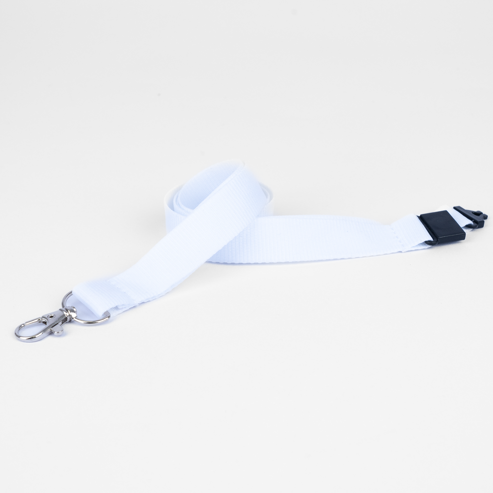 Branded 20mm Flat Polyester Lanyard