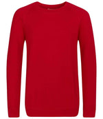 AWDis Academy Kids Raglan Sweatshirt Red