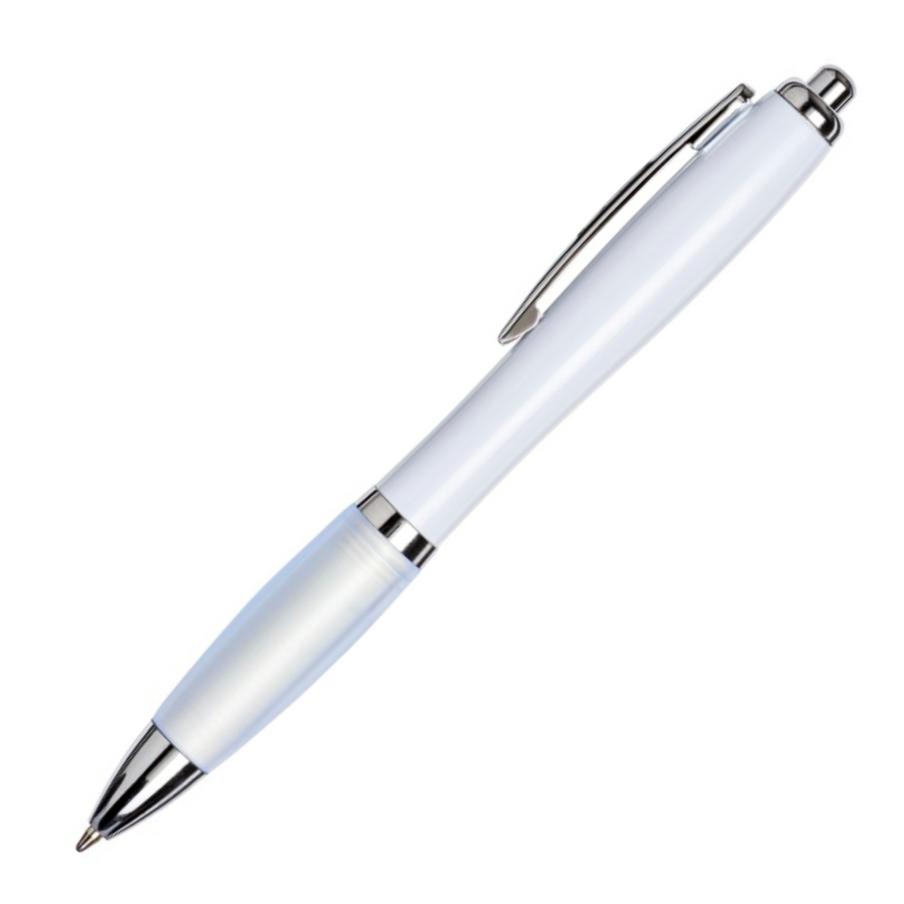 Promotional Curvy Ball Pens | Branded Budget Curvy Pens | Totally Branded