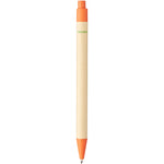 Branded Berk recycled carton and corn plastic ballpoint pen